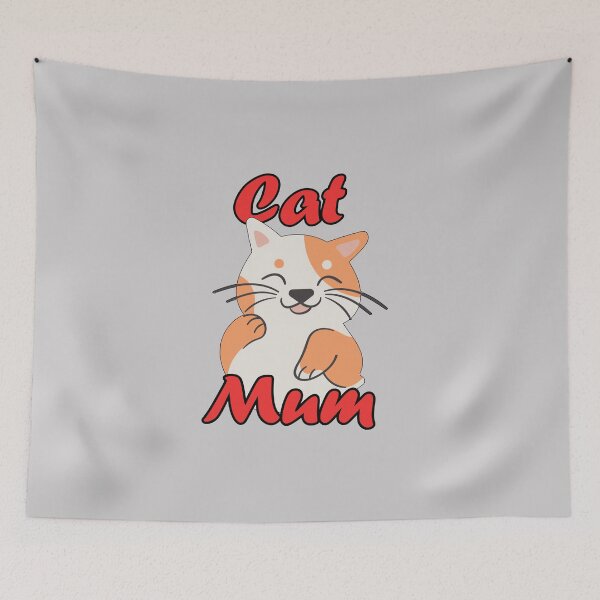 Item preview, Cute Cat Mum - Cat Lovers Quotes designed and sold by JulieSouster.