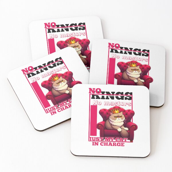 Item preview, No King, no master just my cat in charge  designed and sold by Abibless1998.