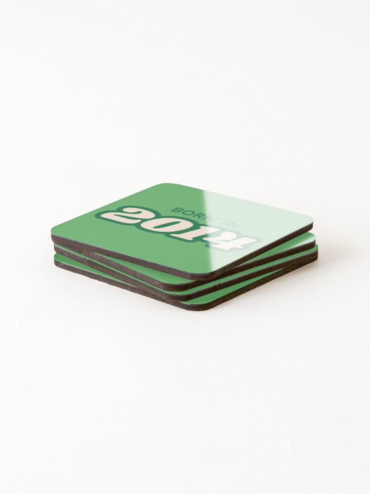 Thumbnail 4 of 5, Coasters (Set of 4), Born In 2014 designed and sold by ArtCraftLab.