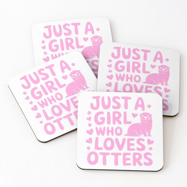 Item preview, Just A Girl Who Loves Otters. Cute Otter designed and sold by PMCreative.