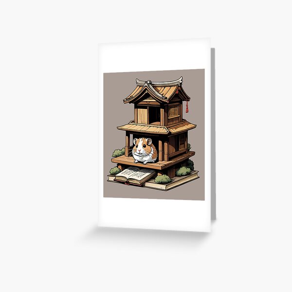 Item preview, Hamster Home #3 - Japanese Library designed and sold by TheAbstractWave.