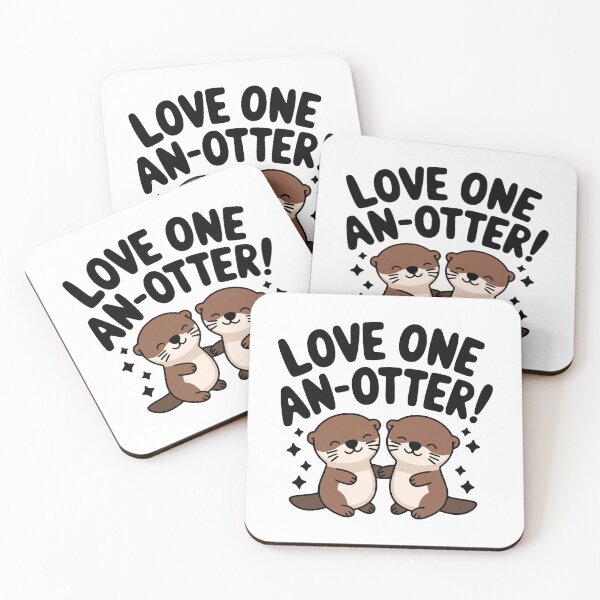 Item preview, Love One An Otter! Cute Otter Pun designed and sold by PMCreative.