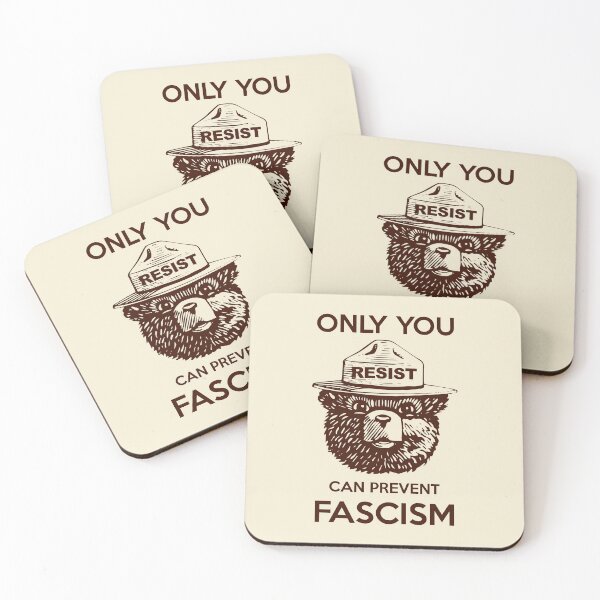 Item preview, Smokey Says Resist! Only You Can Prevent Fascism! designed and sold by Thelittlelord.