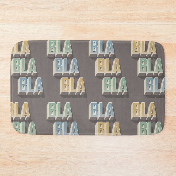 Item preview, Bla Bla Bla Pattern (Grey) designed and sold by Bastiano's Nerdiverse.