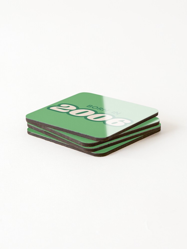 Thumbnail 4 of 5, Coasters (Set of 4), Born In 2006 designed and sold by ArtCraftLab.