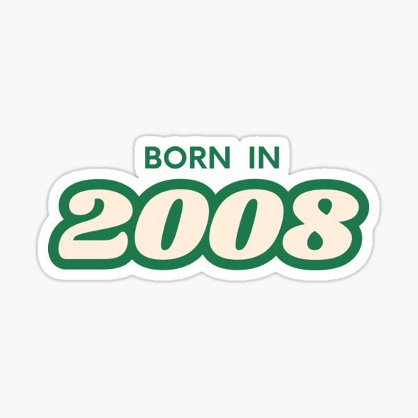 Item preview, Born In 2008 designed and sold by ArtCraftLab.