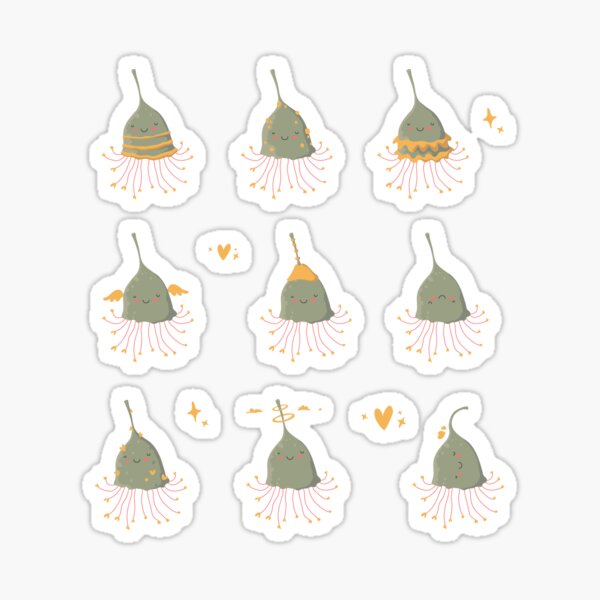 Item preview, 9 Gumnutter Stickers designed and sold by Jeremy-Burton.