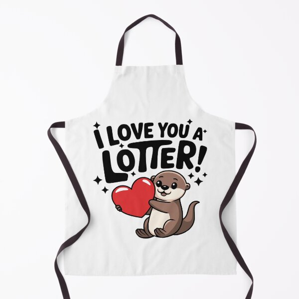 Item preview, I Love You A Lotter! Cute Otter Puns designed and sold by PMCreative.