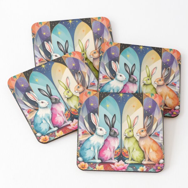 Item preview, Hare Hall of Mirrors designed and sold by HabitableMoons.