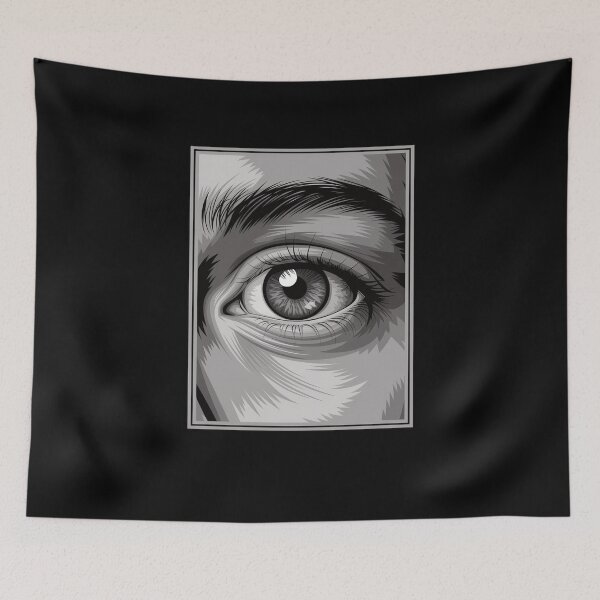 Item preview, Fascinating Eye In Monochrome designed and sold by MooonTees.