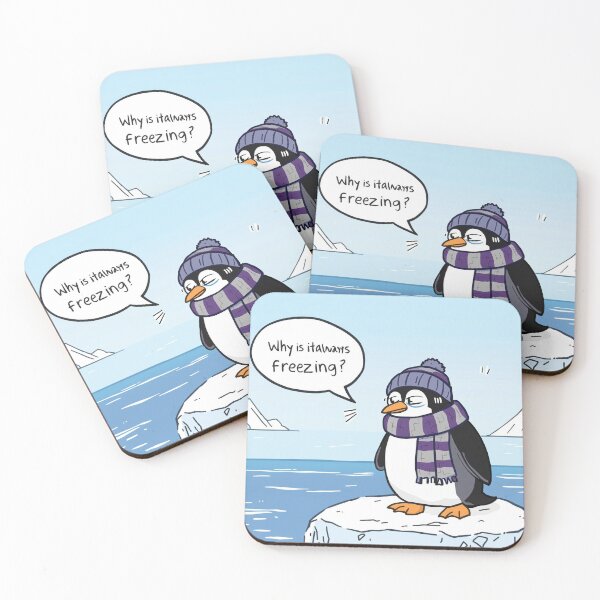 Item preview, Penguin Complaining About the Cold designed and sold by AlwaysHome.