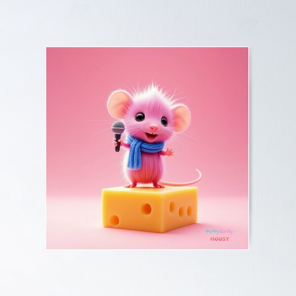 Item preview, Mousy on Cheese designed and sold by PuppyBerry.