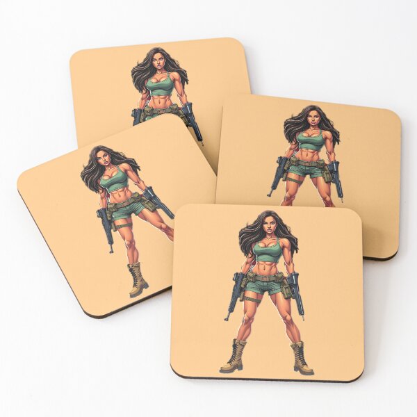 Item preview, Machine Gun Girl designed and sold by macadolie.