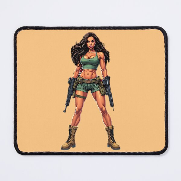 Item preview, Machine Gun Girl designed and sold by macadolie.