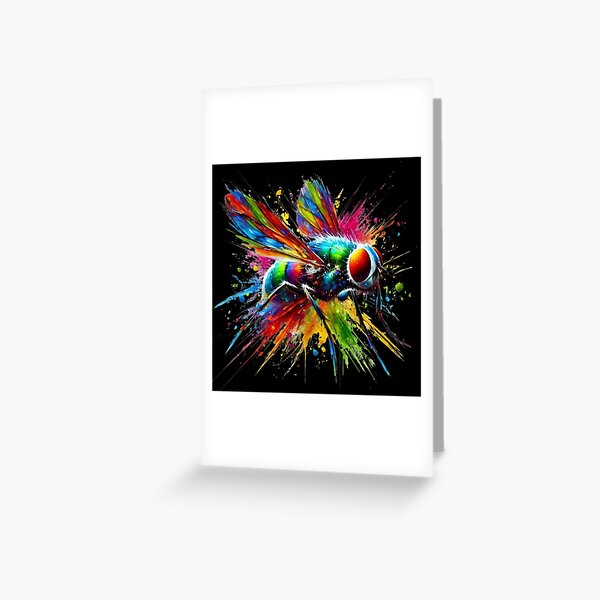 Item preview, Vibrant Fly Abstract Art designed and sold by GBArtistic.