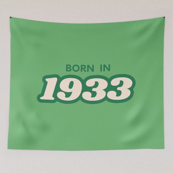 Item preview, Born In 1933 designed and sold by ArtCraftLab.