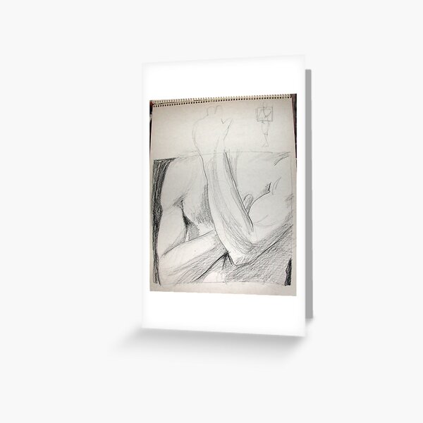 Life Drawing-The Process Greeting Card