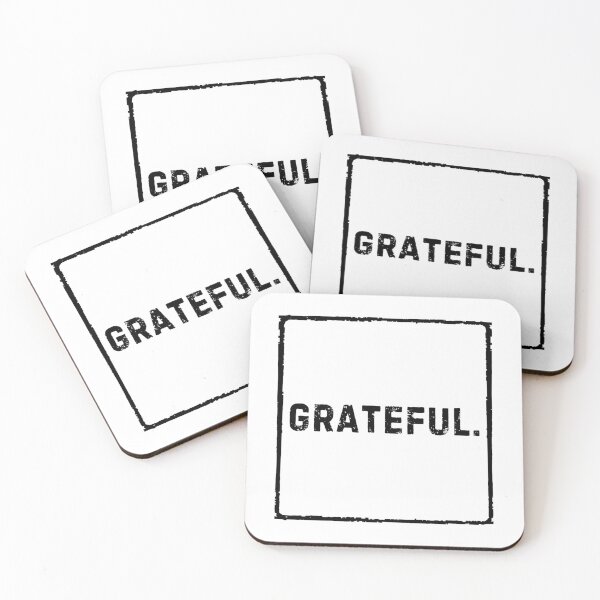 Item preview, GRATEFUL - Black Boxed - Motivational/ Inspirational quotes designed and sold by TishCO.