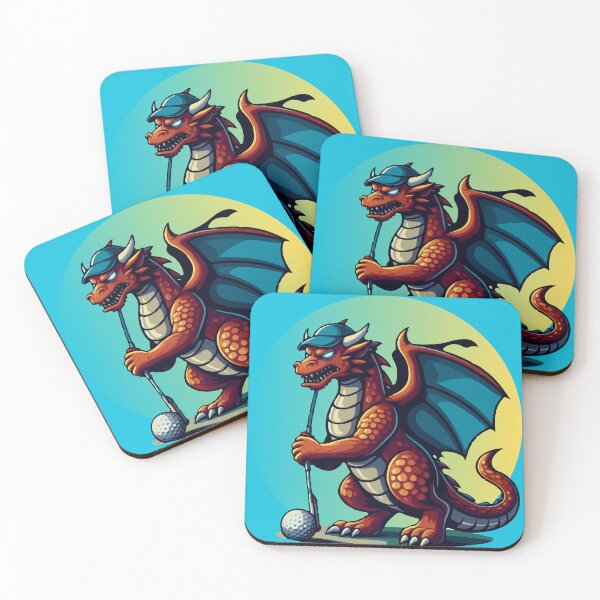 Item preview, Dragon Playing Golf designed and sold by McThingummy.