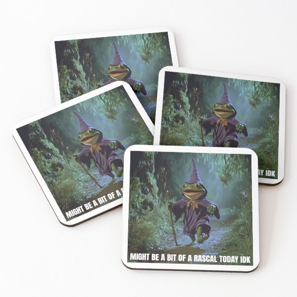 Item preview, Might Be A Bit Of A Rascal Today Frog Mage designed and sold by RockFireMerch.