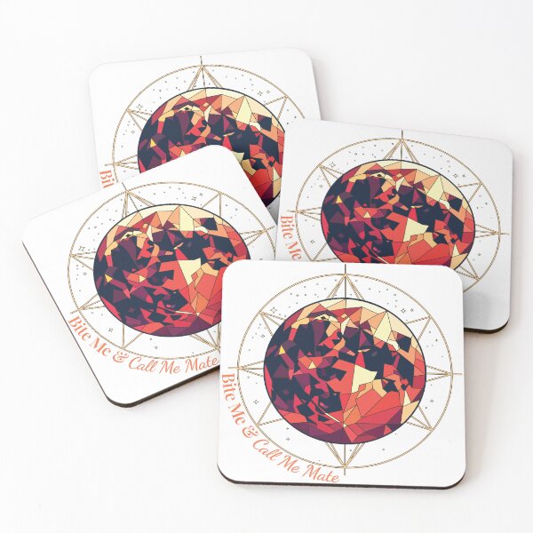 Item preview, Bite Me and Call Me Mate designed and sold by Nevermore Prints.