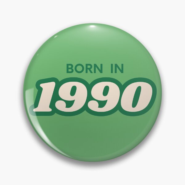 Item preview, Born In 1990 designed and sold by ArtCraftLab.