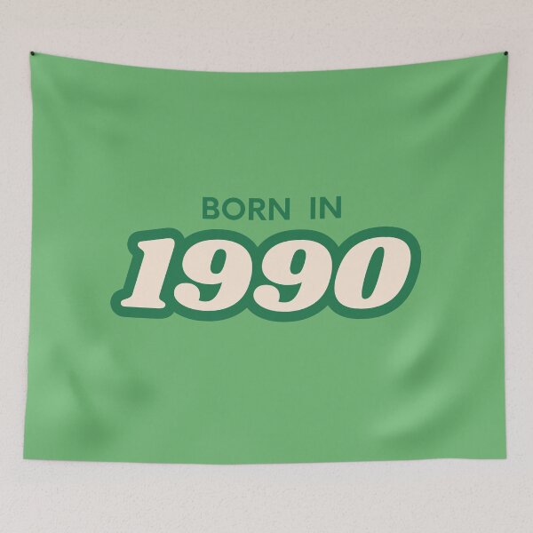 Item preview, Born In 1990 designed and sold by ArtCraftLab.