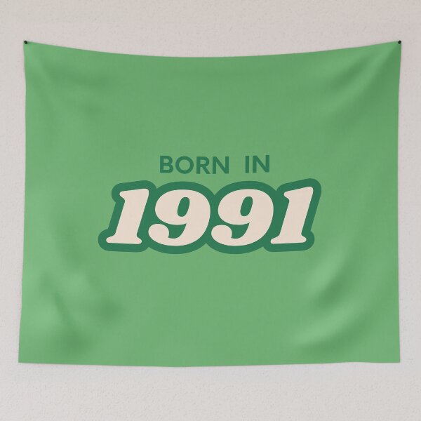 Item preview, Born In 1991 designed and sold by ArtCraftLab.