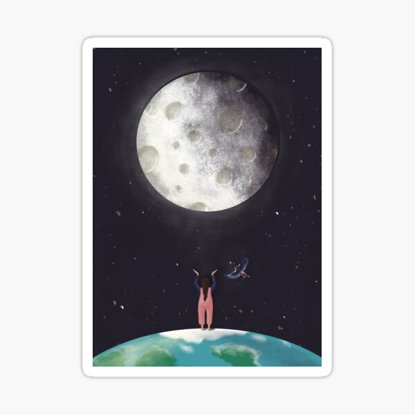 Item preview, When the Moon is High: A Feeling designed and sold by EmilyBStudio.