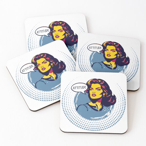 Item preview, Attitude Pop Art - Bold and Empowering Retro Design designed and sold by Modern-Mojo.