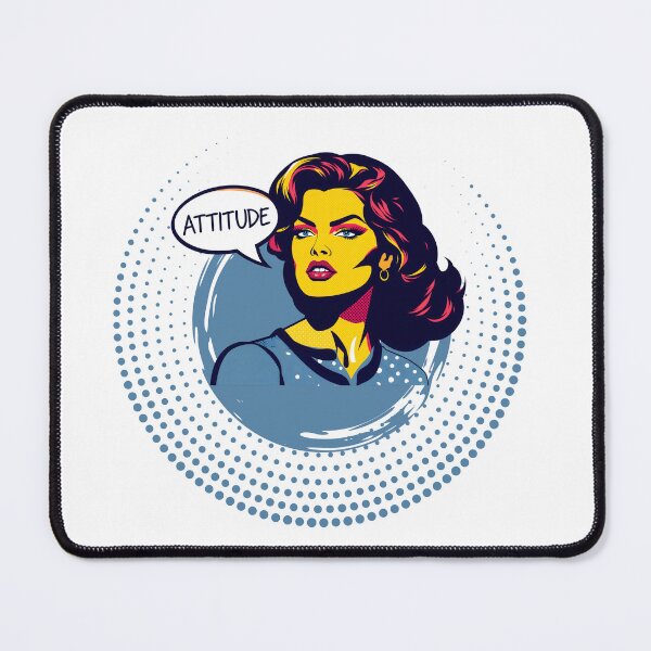 Item preview, Attitude Pop Art - Bold and Empowering Retro Design designed and sold by Modern-Mojo.