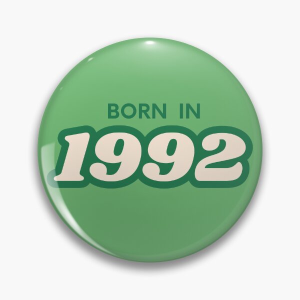 Item preview, Born In 1992 designed and sold by ArtCraftLab.