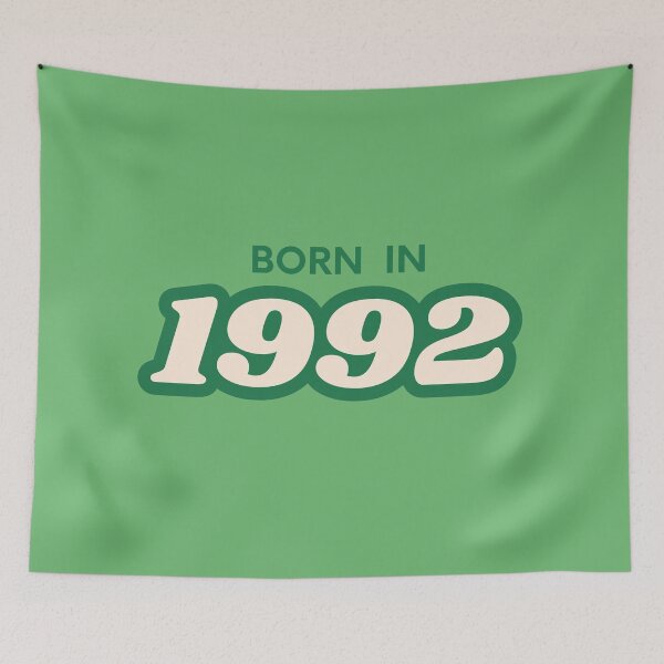 Item preview, Born In 1992 designed and sold by ArtCraftLab.