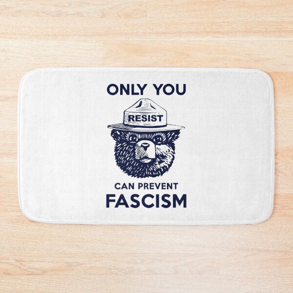 Item preview, Smokey Says Resist! Only You Can Prevent Fascism! (navy) designed and sold by Thelittlelord.