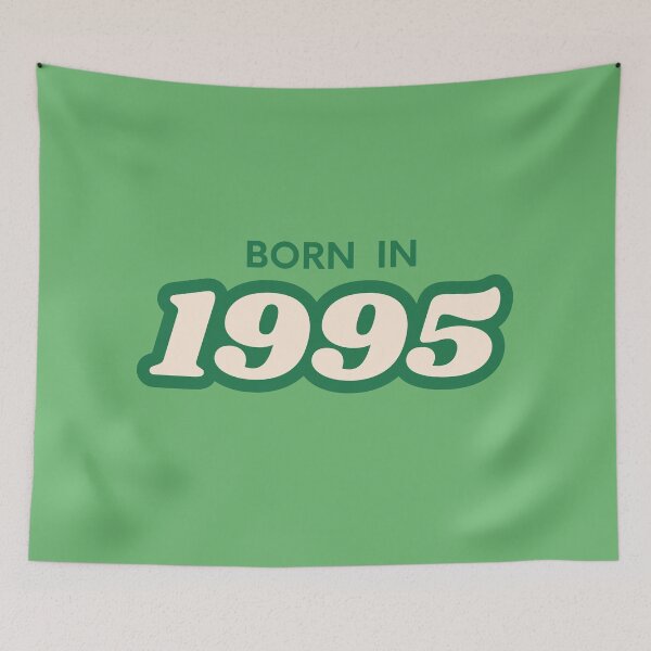 Item preview, Born In 1995 designed and sold by ArtCraftLab.