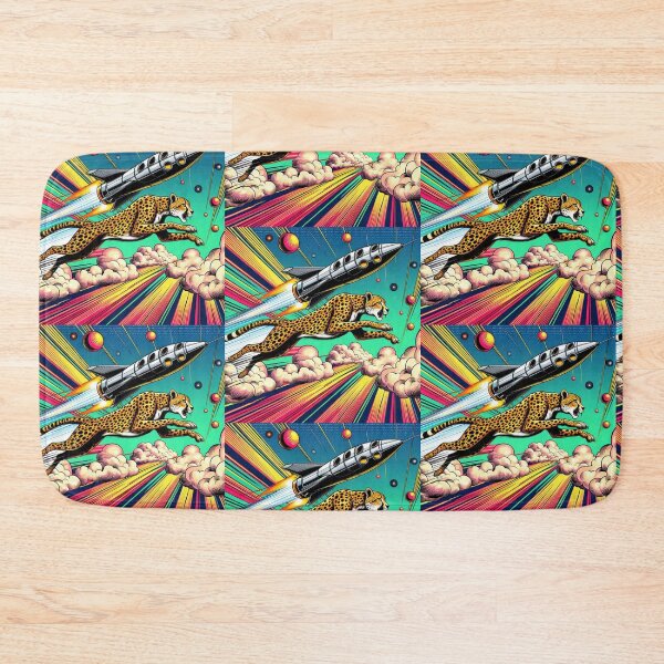 Item preview, Spaceship and cheetah  designed and sold by Dogandesighn.