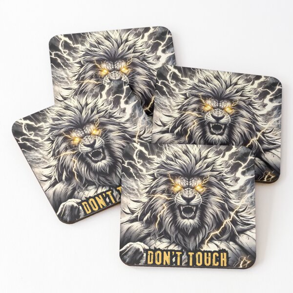 Item preview, Golden Lion King – Don’t Touch My Phone designed and sold by QuirkySpark.