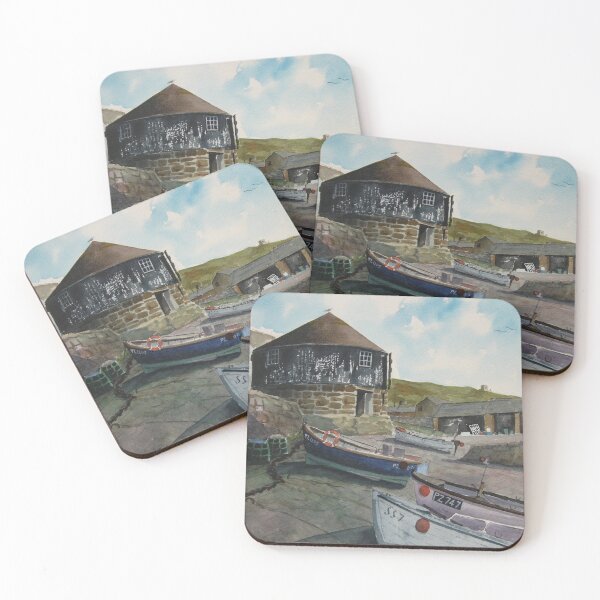 Item preview, "Resting Boats" - The Roundhouse, Sennen Cove, Cornwall designed and sold by timsmith.