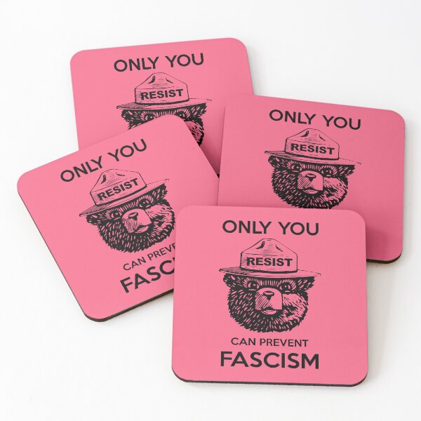 Item preview, Smokey Says Resist! Only You Can Prevent Fascism! designed and sold by Thelittlelord.