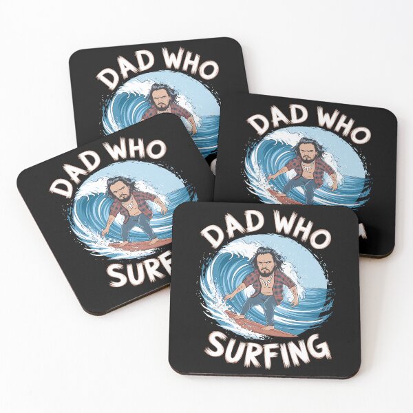 Item preview, Dad Who Surfing – Retro Vintage Surfboard Rider Gift designed and sold by AP_1979.