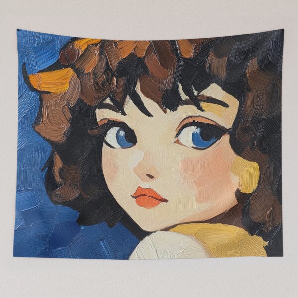 Item preview, Clara Bow | Post-impressionist painting style designed and sold by ComicsFactory.