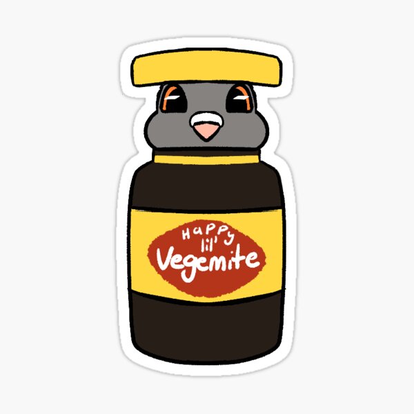 Item preview, happy lil pigeon sticker designed and sold by orangecrittercat.