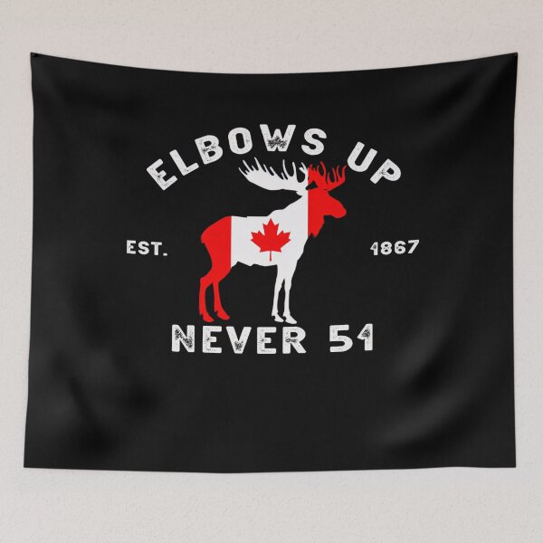Item preview, Elbows Up Canada Never 51 Moose True North designed and sold by Dreamy-Scenes.
