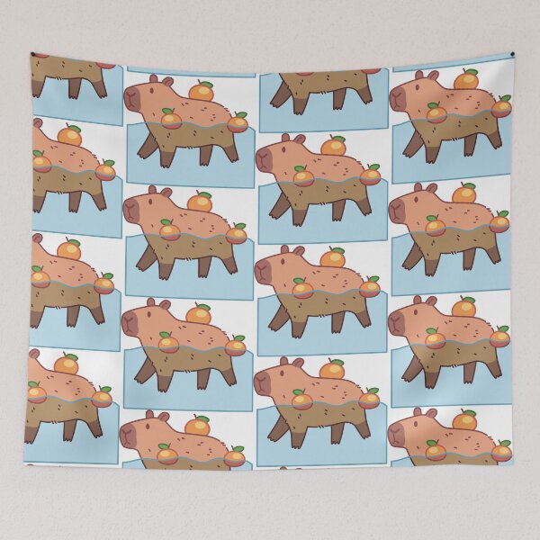 Item preview, Capybara Swimming with Oranges on Its Back designed and sold by Polarisofficial.