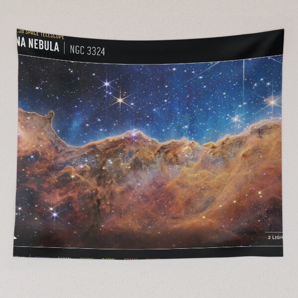 Item preview, Cosmic Cliffs in the Carina Nebula, NASA James Webb Space Telescope designed and sold by Mauswohn.