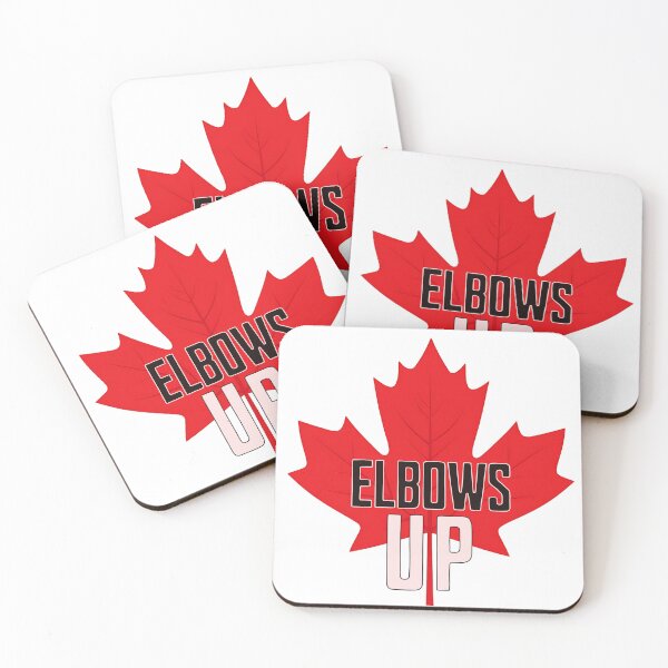 Aperçu de l'œuvre Coudes levés : feuille d'érable du Canada créée et vendue par HannaArtHeart.