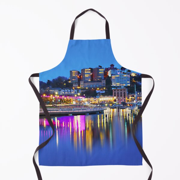 Item preview, Torquay Harbour Night designed and sold by Alisonchambers2.
