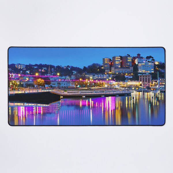 Item preview, Torquay Harbour Night designed and sold by Alisonchambers2.