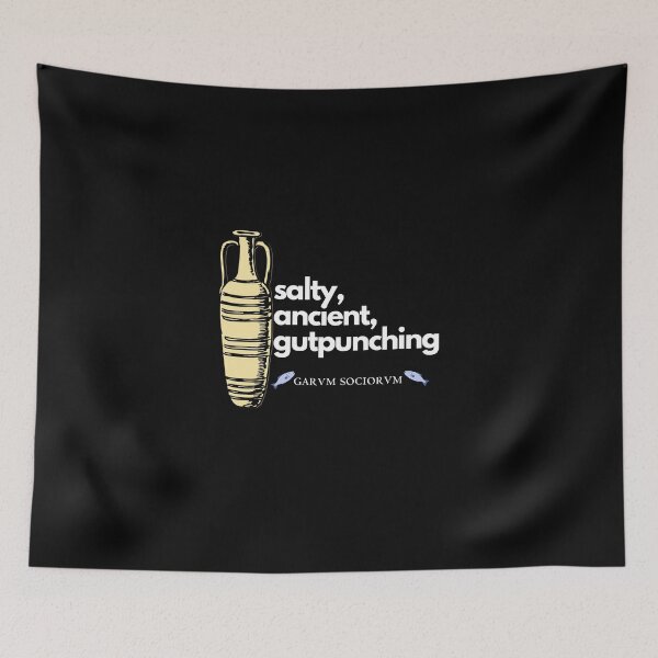 Item preview, Garum roman food funny advertisement white designed and sold by Toga & Tonic.