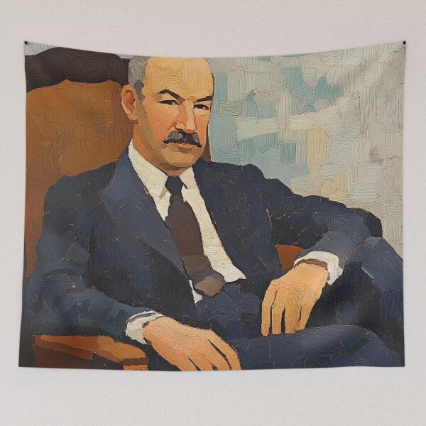 Item preview, Clement Attlee | Post-impressionist painting style designed and sold by ComicsFactory.